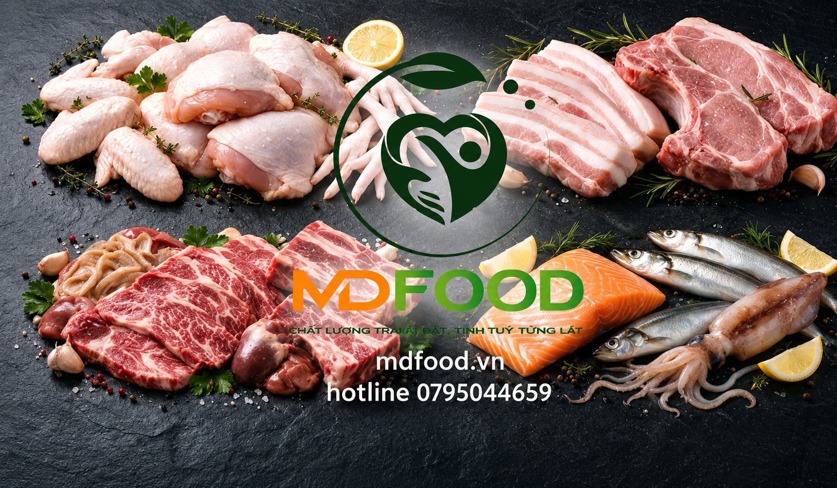 Thịt gia súc gia cầm